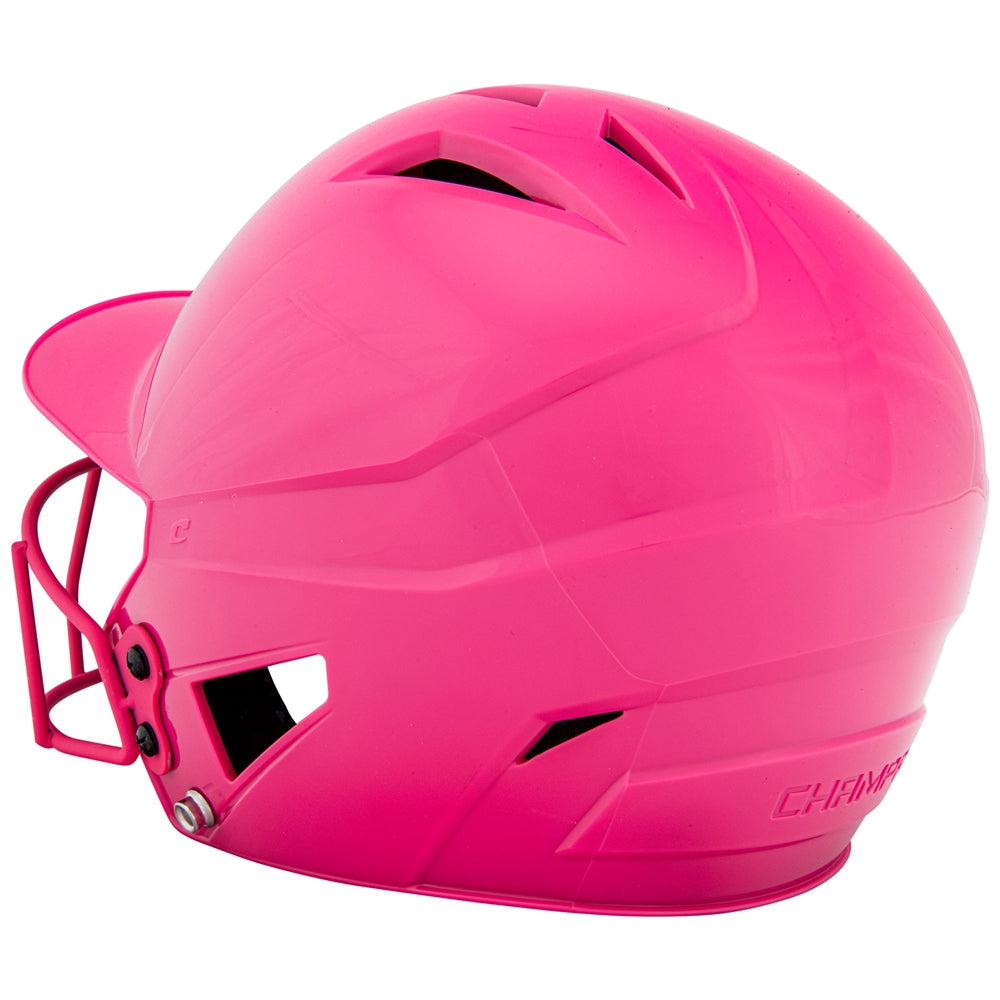 CHAMPRO FASTPITCH UNCOATED HX SOFTBALL HELMET WITH MASK