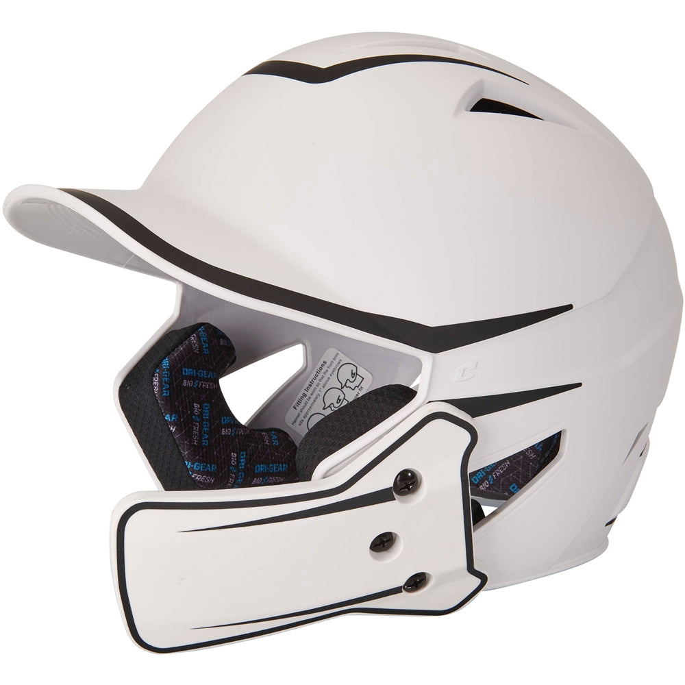 CHAMPRO BASEBALL HX LEGEND PLUS 2-TONE BSBLL HELMET WITH FLAP