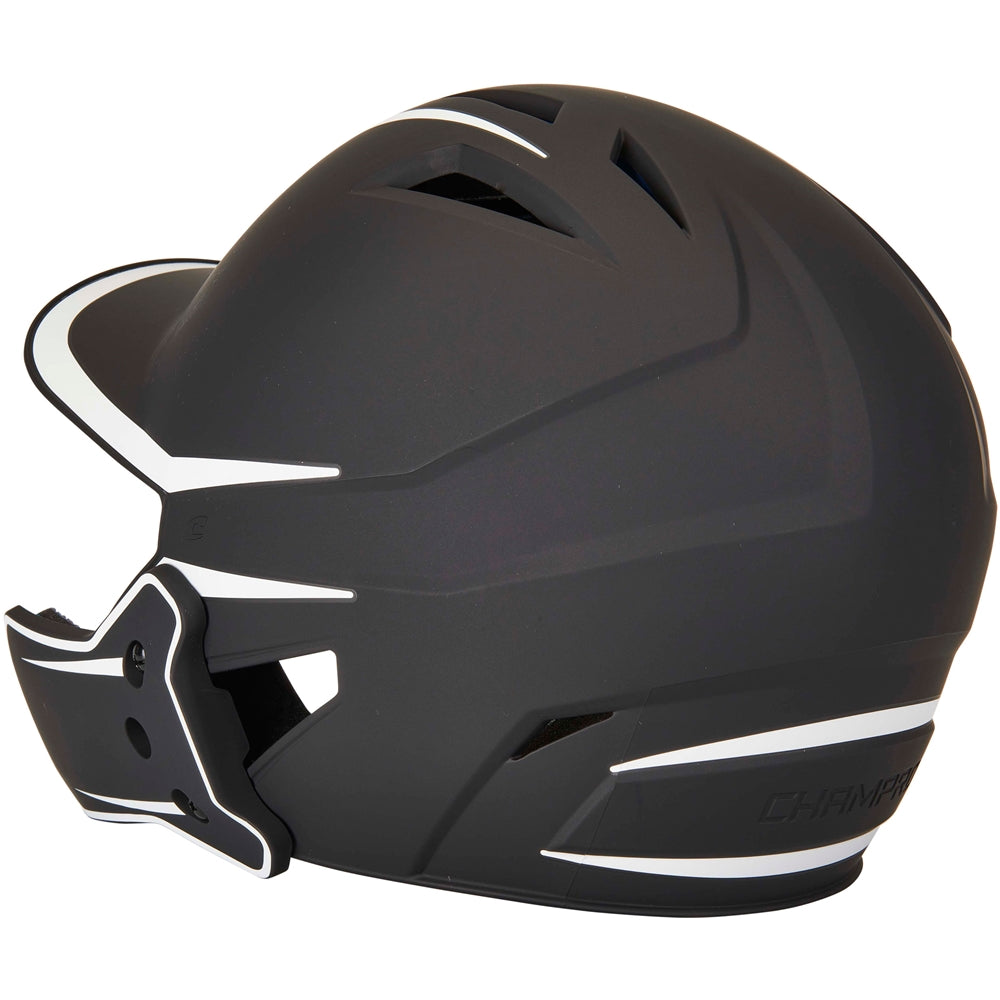 CHAMPRO BASEBALL HX LEGEND PLUS 2-TONE BSBLL HELMET WITH FLAP