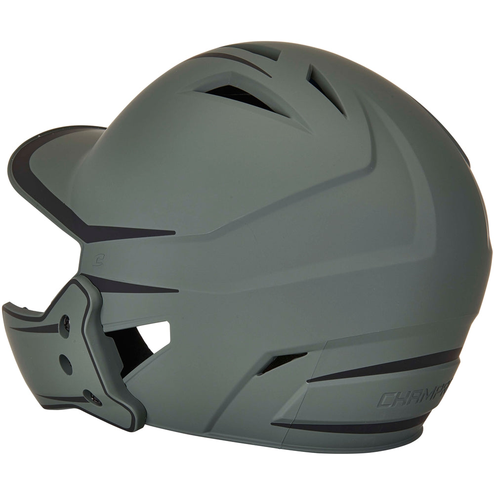 CHAMPRO BASEBALL HX LEGEND PLUS 2-TONE BSBLL HELMET WITH FLAP