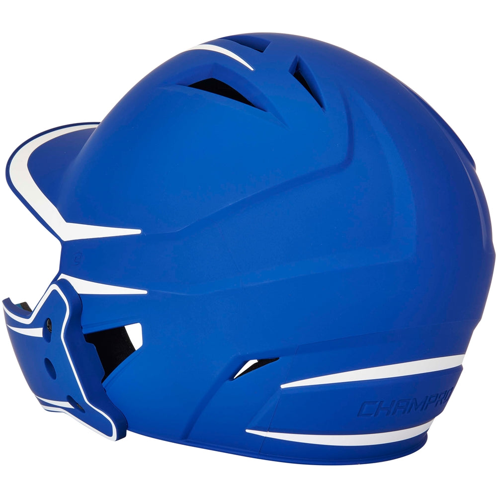 CHAMPRO BASEBALL HX LEGEND PLUS 2-TONE BSBLL HELMET WITH FLAP