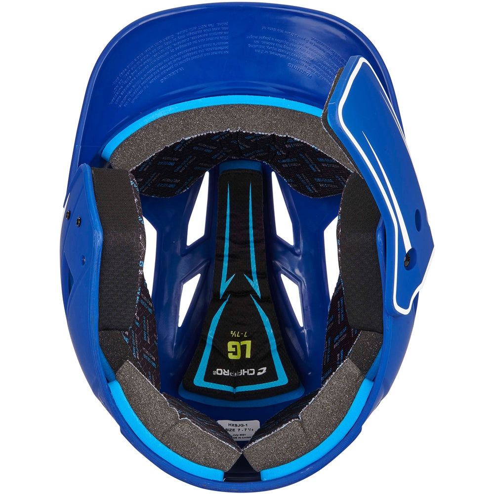 CHAMPRO BASEBALL HX LEGEND PLUS 2-TONE BSBLL HELMET WITH FLAP