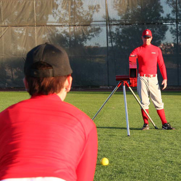 Heater Real Ball Combo Baseball and Softball Pitching Machine