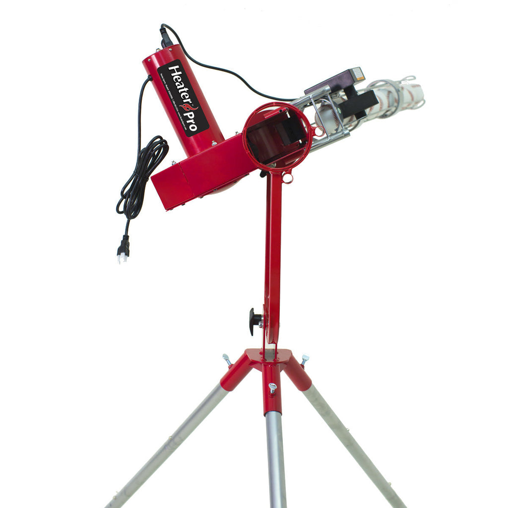 Promethus Throwing Machine Heater Pro Fastball & Curveball Baseball Pitching Machine with Automat ...