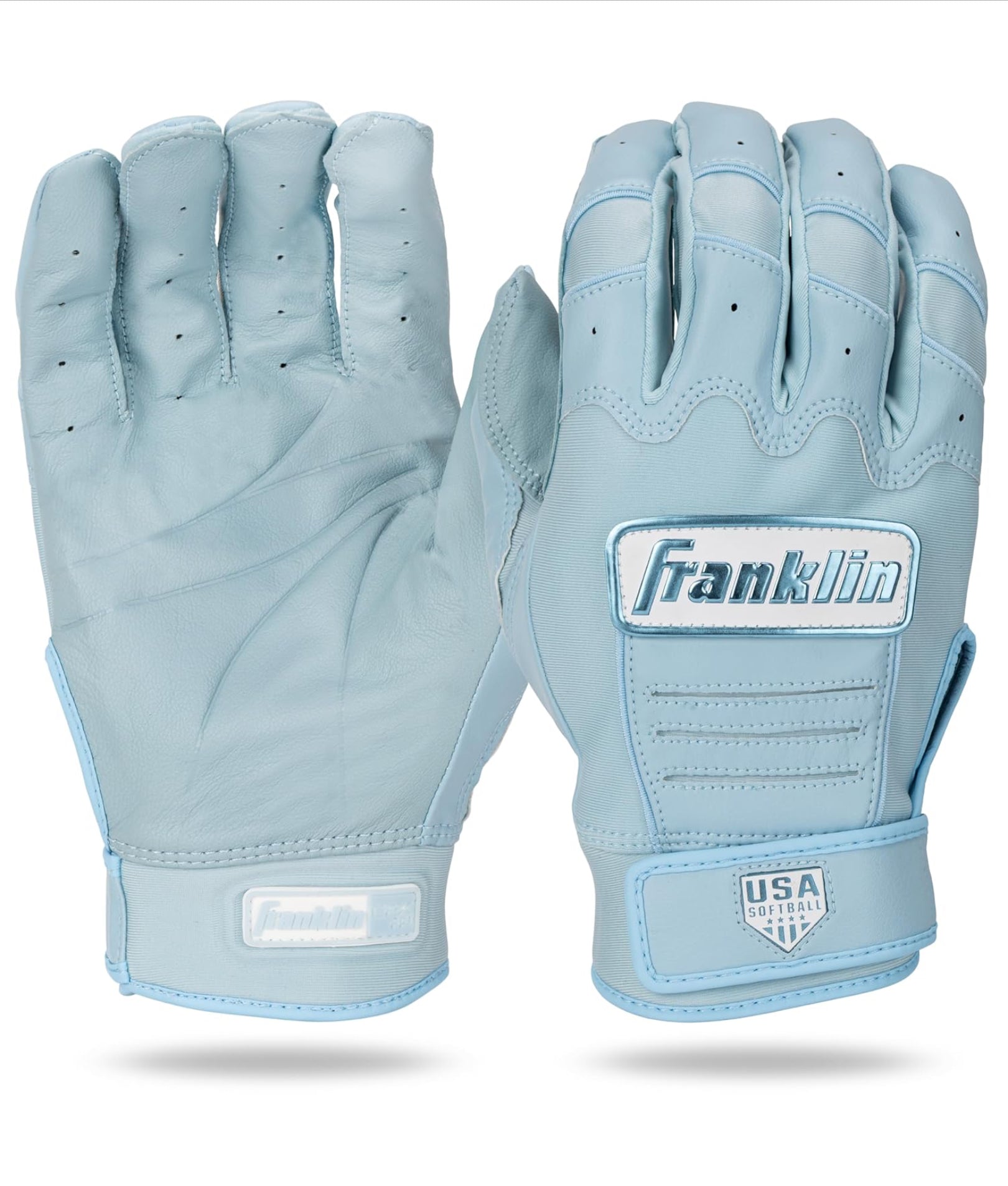 Franklin CFX FP Women's Batting Gloves SZ L - Black/Teal