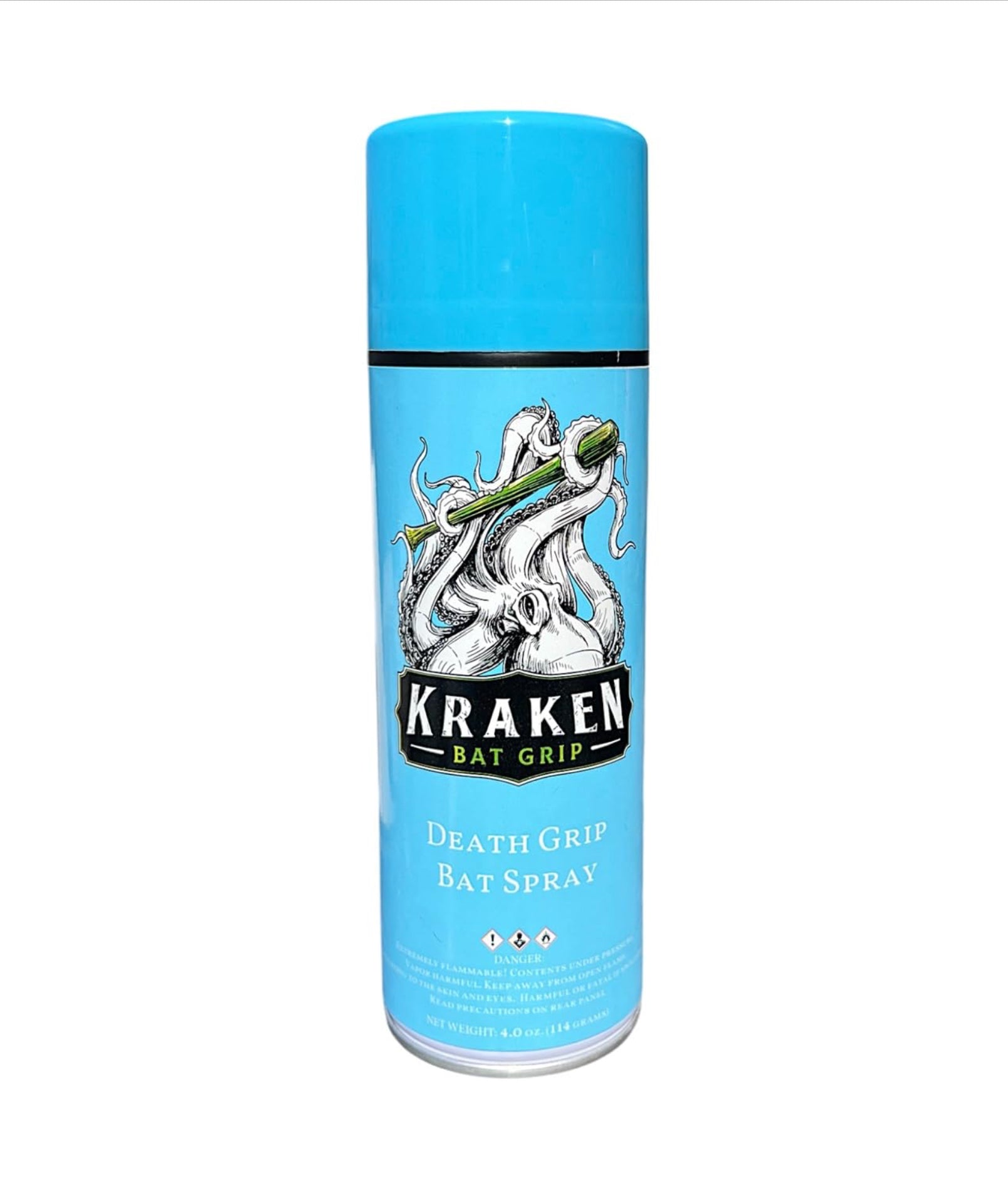 Kraken Death Grip Bat Spray Blue