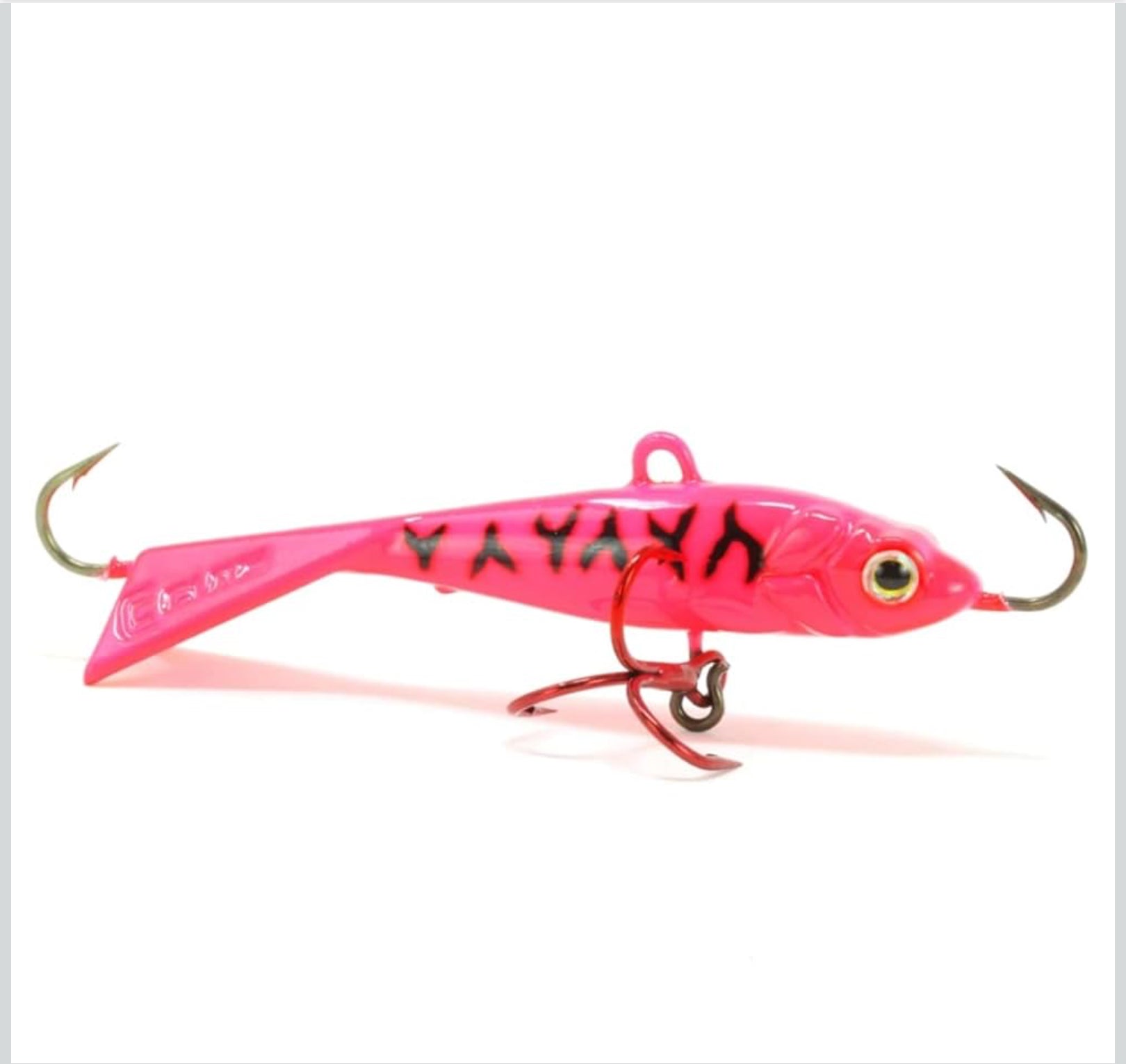 Clam Outdoors Ice Fishing Tikka Mino 16 Glow Red Tiger