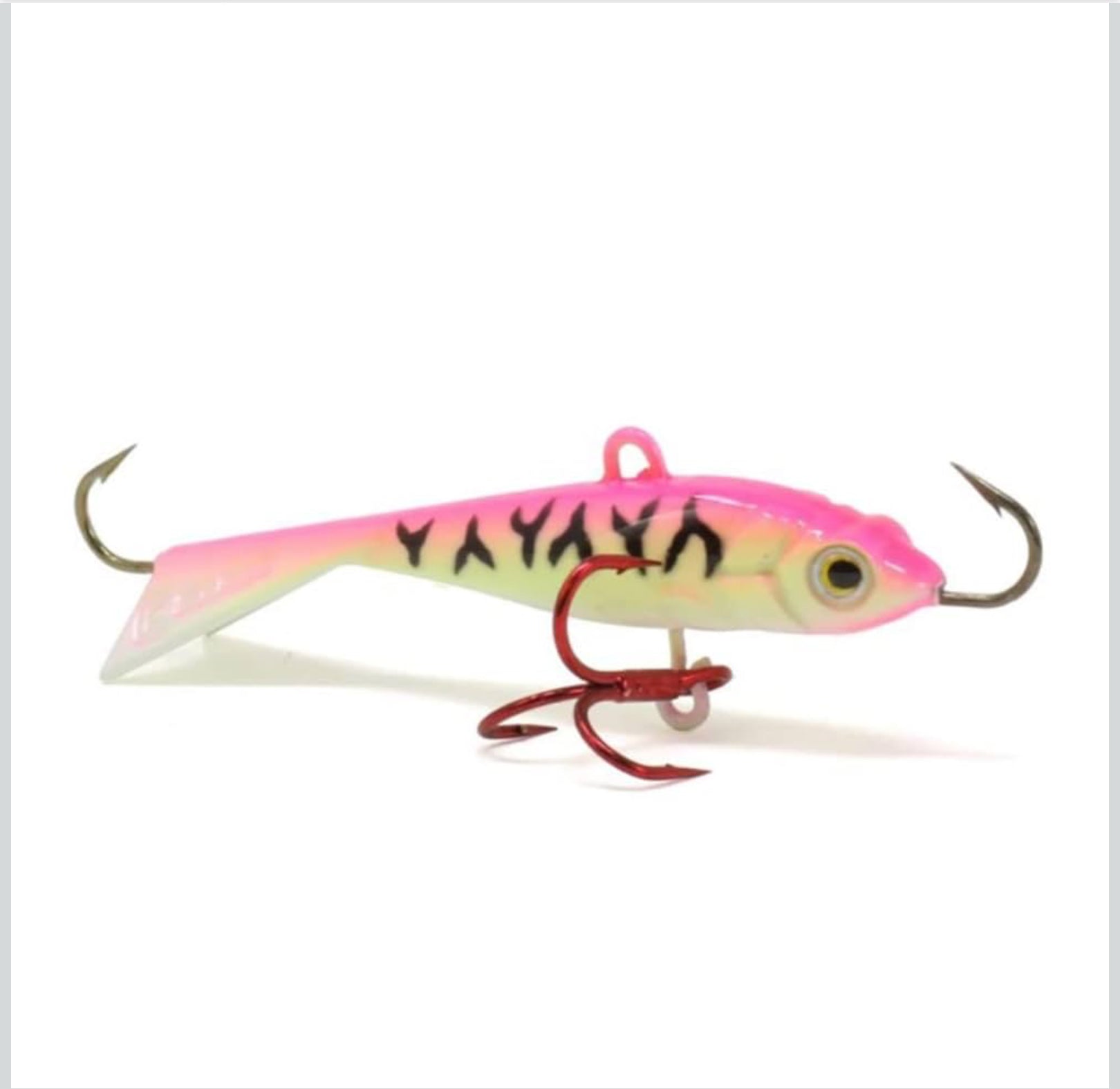 Clam Outdoors Ice Fishing Tikka Mino 16 Glow Pink Tiger