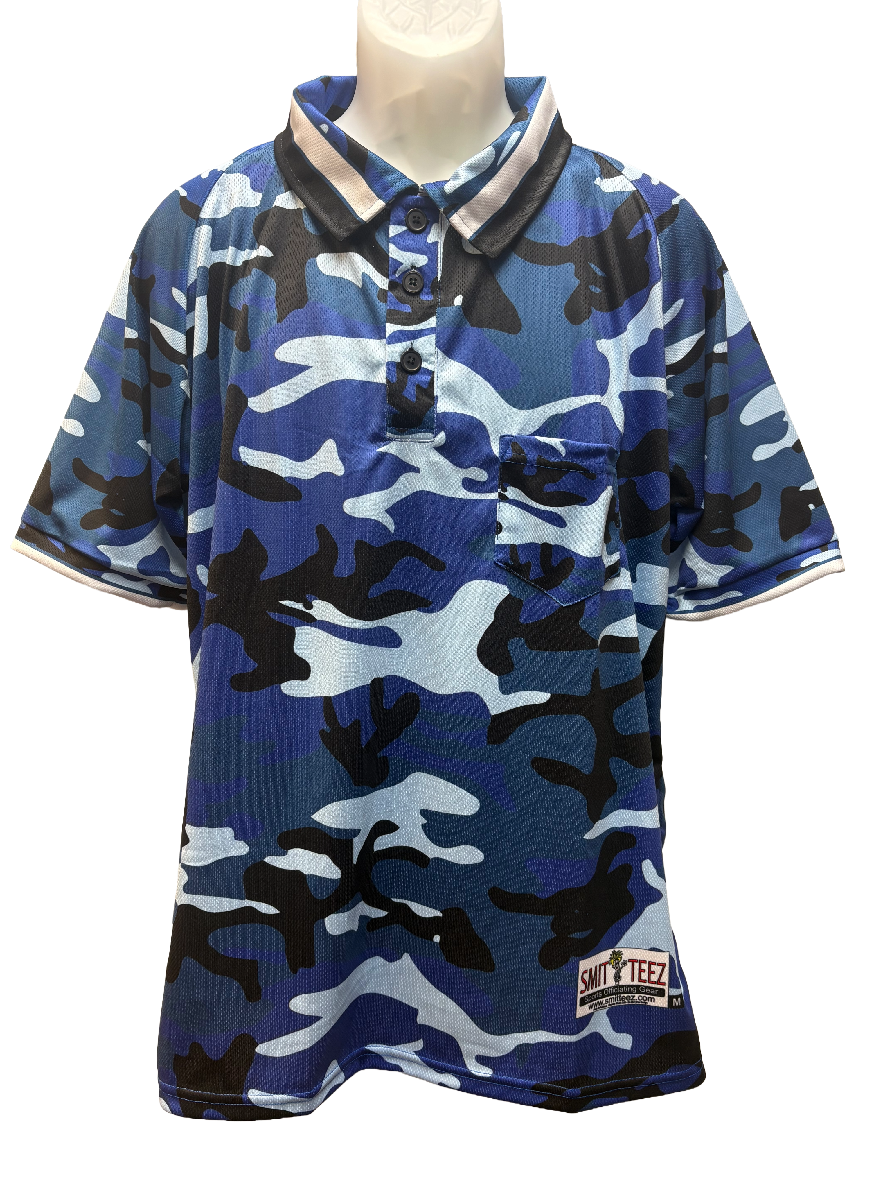 Blue Camo Umpire Shirts