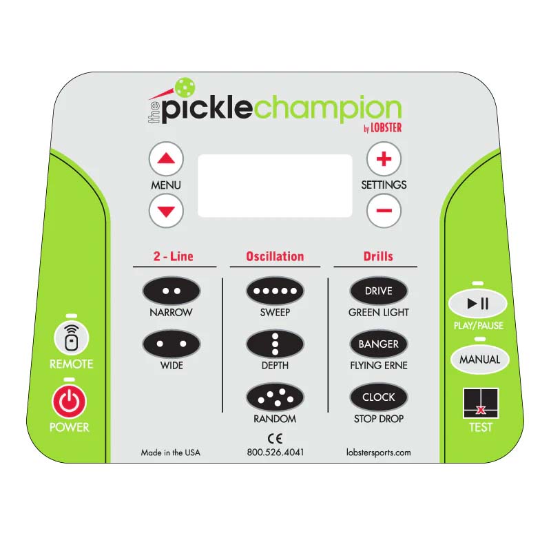 The Pickle Champion by Lobster Pickleball Machine