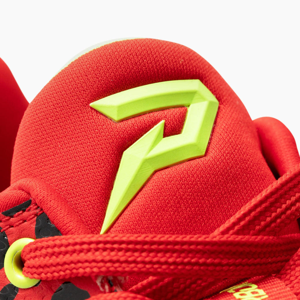 Phenom Elite Quantum Carbon Football Cleats – Red Leopard