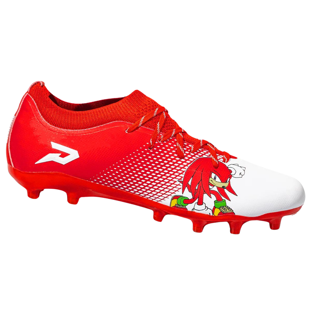 Knuckles the Echidna Flag Football Cleats - Quantum Energy by Phenom Elite