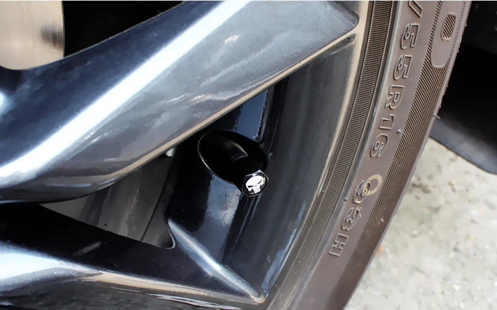Anti-Theft Skull Valve Stem Caps