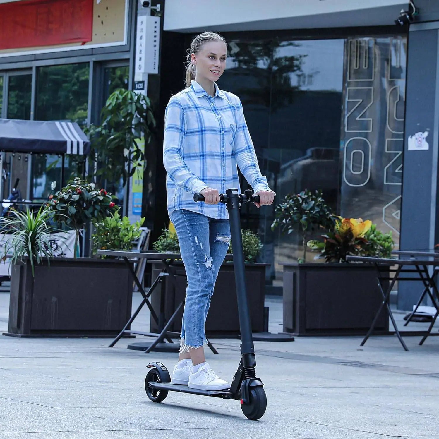 eBike Boys COROMA Electric Scooter - Foldable, Adjustable Handlebar, 20 MPH