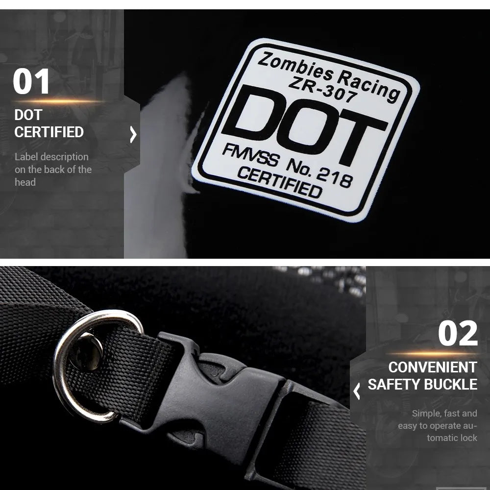 DOT Certification Half Helmet Retro Motorcycle