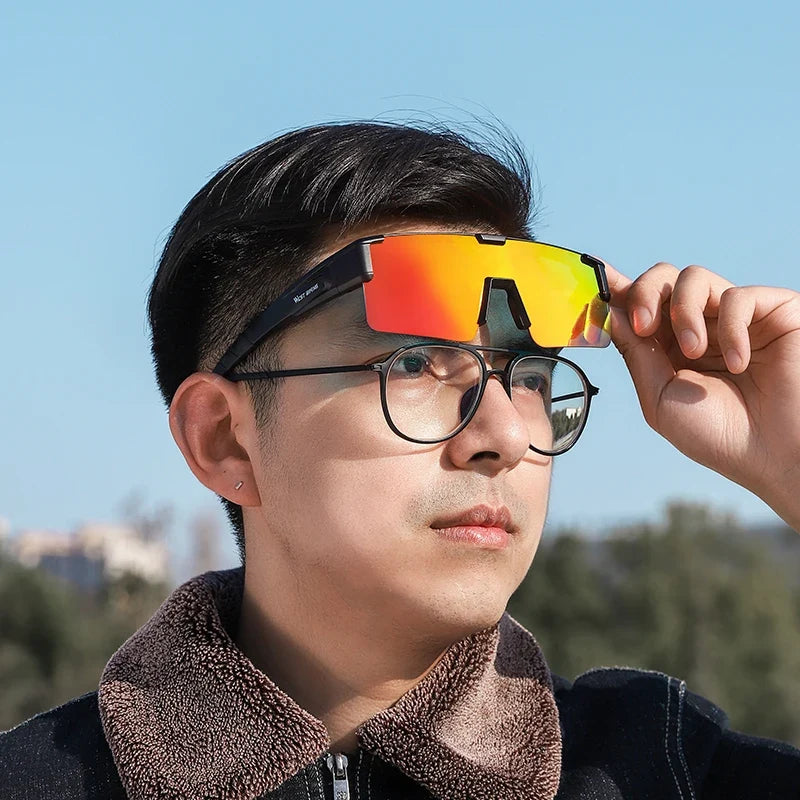 WEST BIKING Cycling Glasses Photochromic UV400 Protection