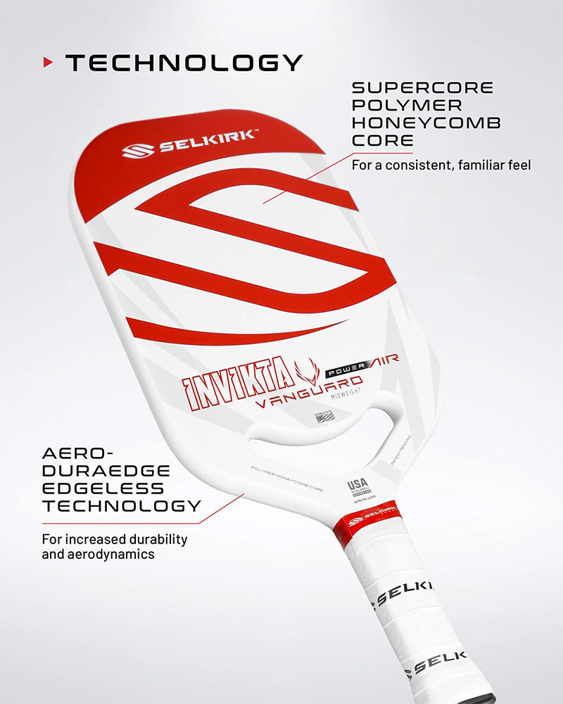 Selkirk Vanguard Power Air Invikta Midweight Pickleball Paddle