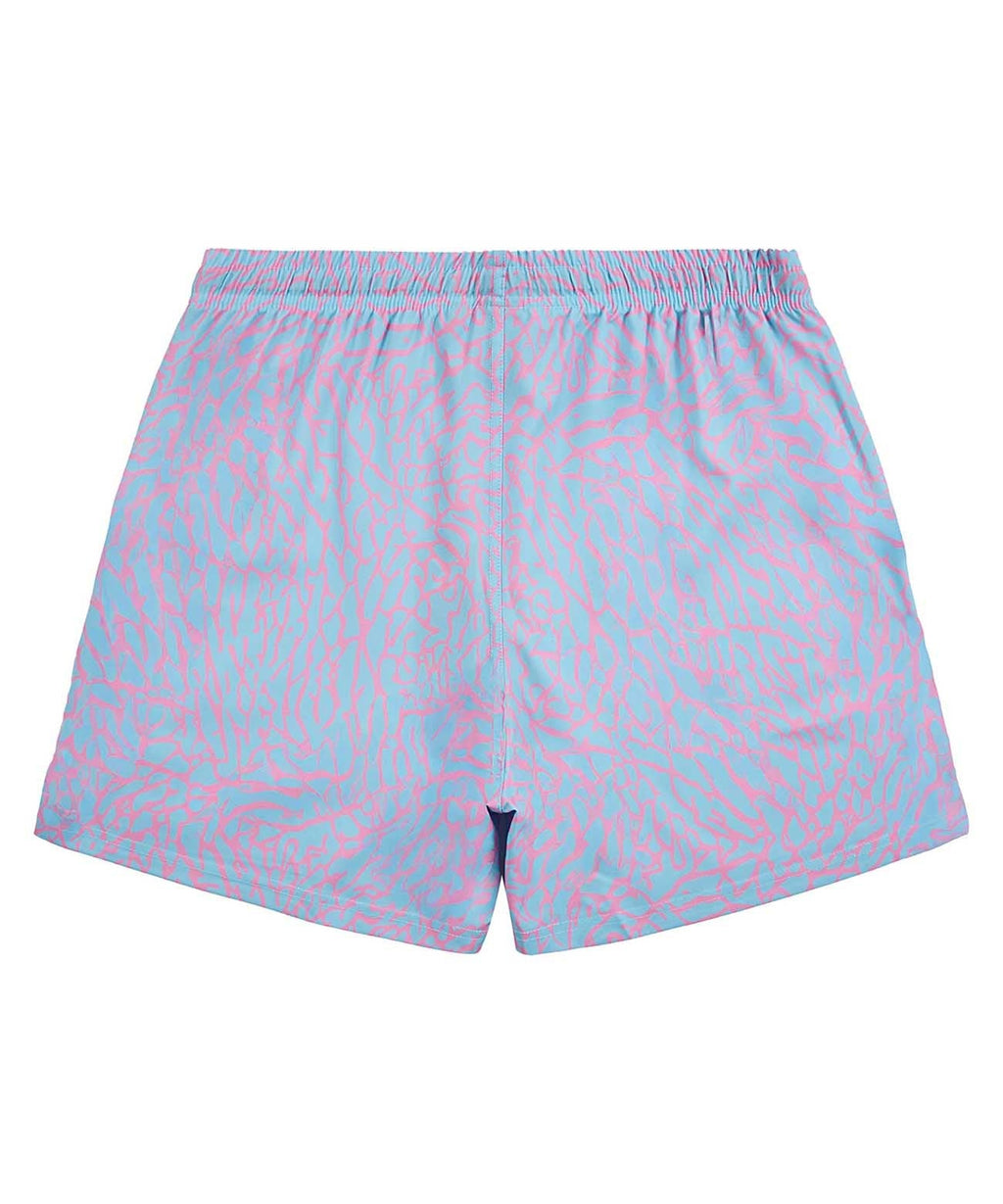 Youth Cotton Candy Elephant Print Training Shorts