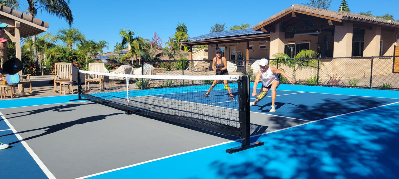 C&D Flat Based Championship Portable Pickleball Net