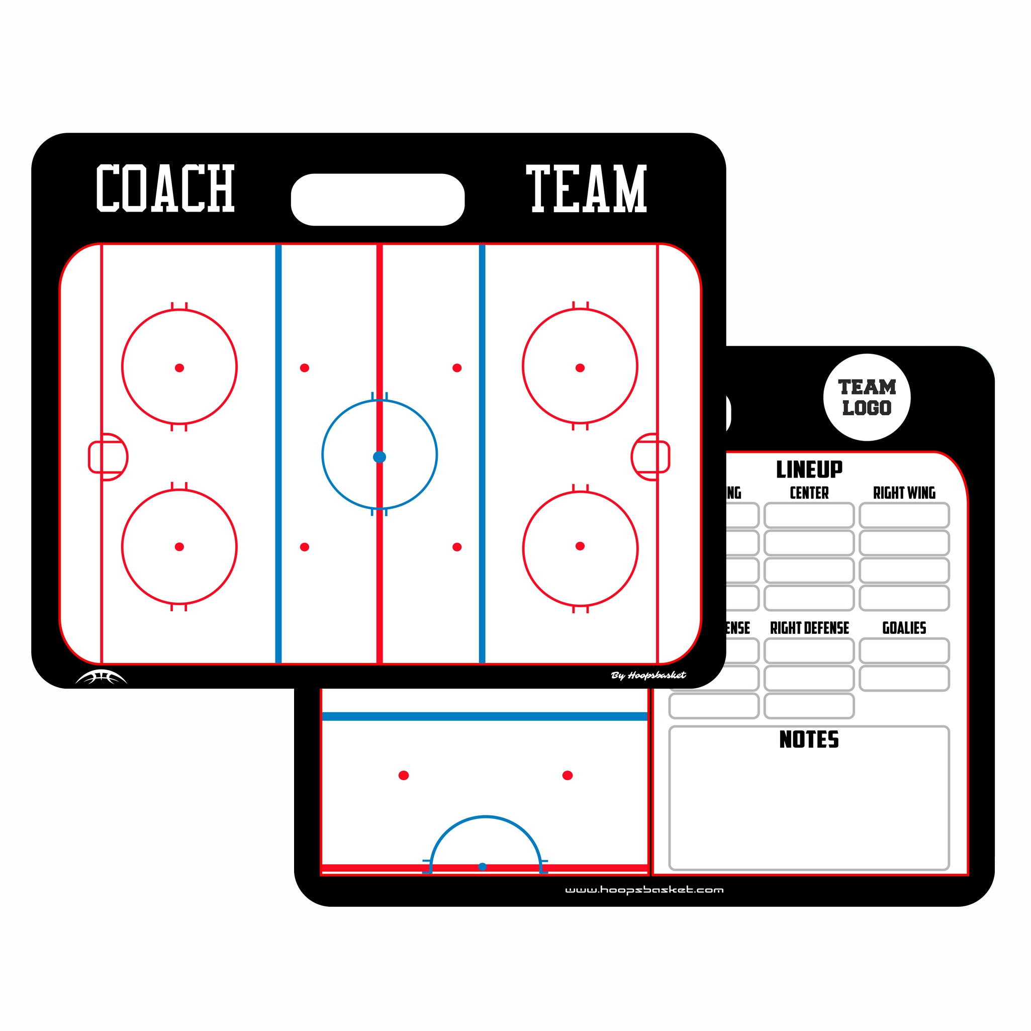 Custom Ice Hockey Magnetic Coaching Board 22x17.5" (56x45cm)