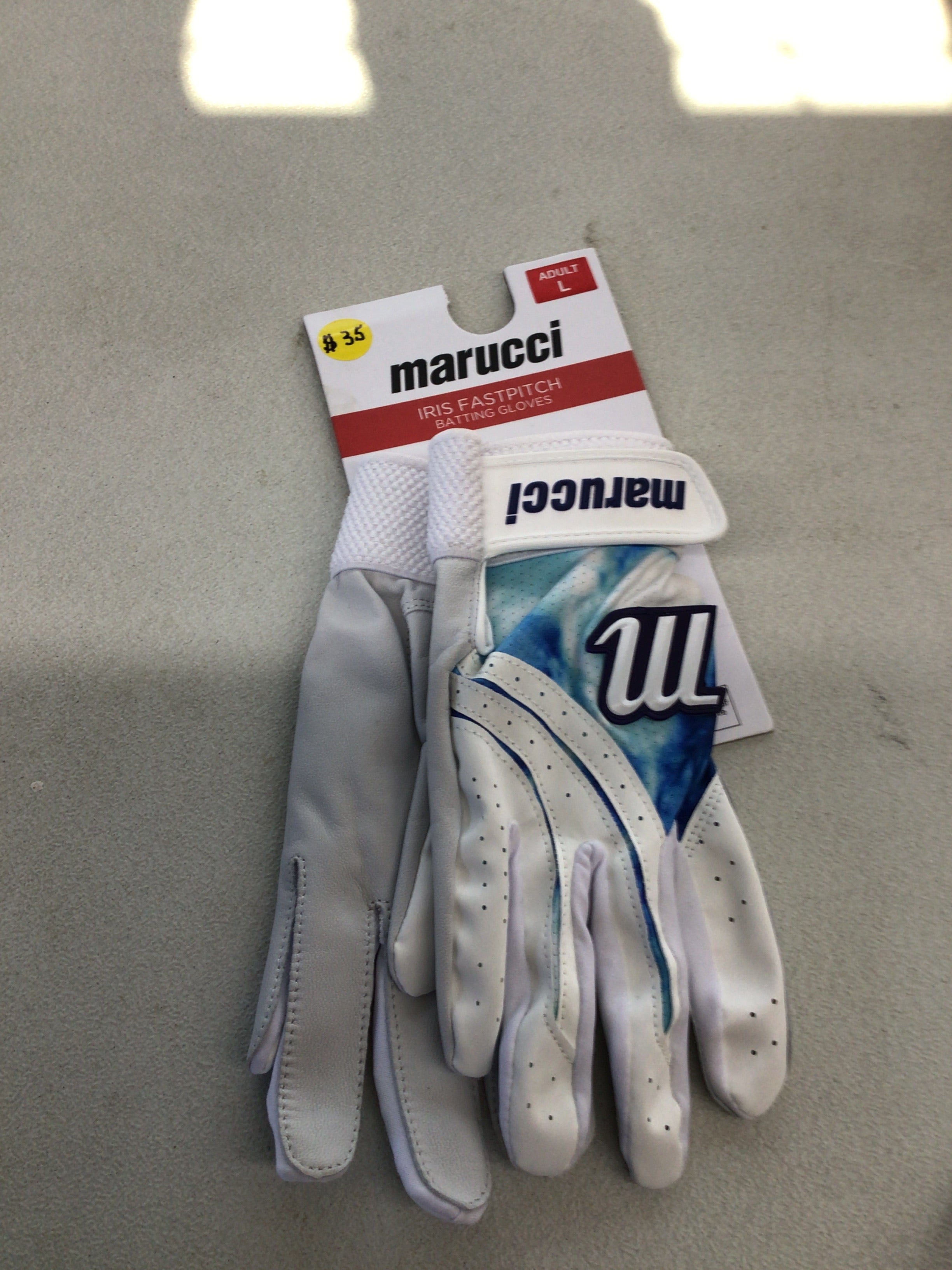 Marucci Iris Fastpitch Batting Gloves Blue