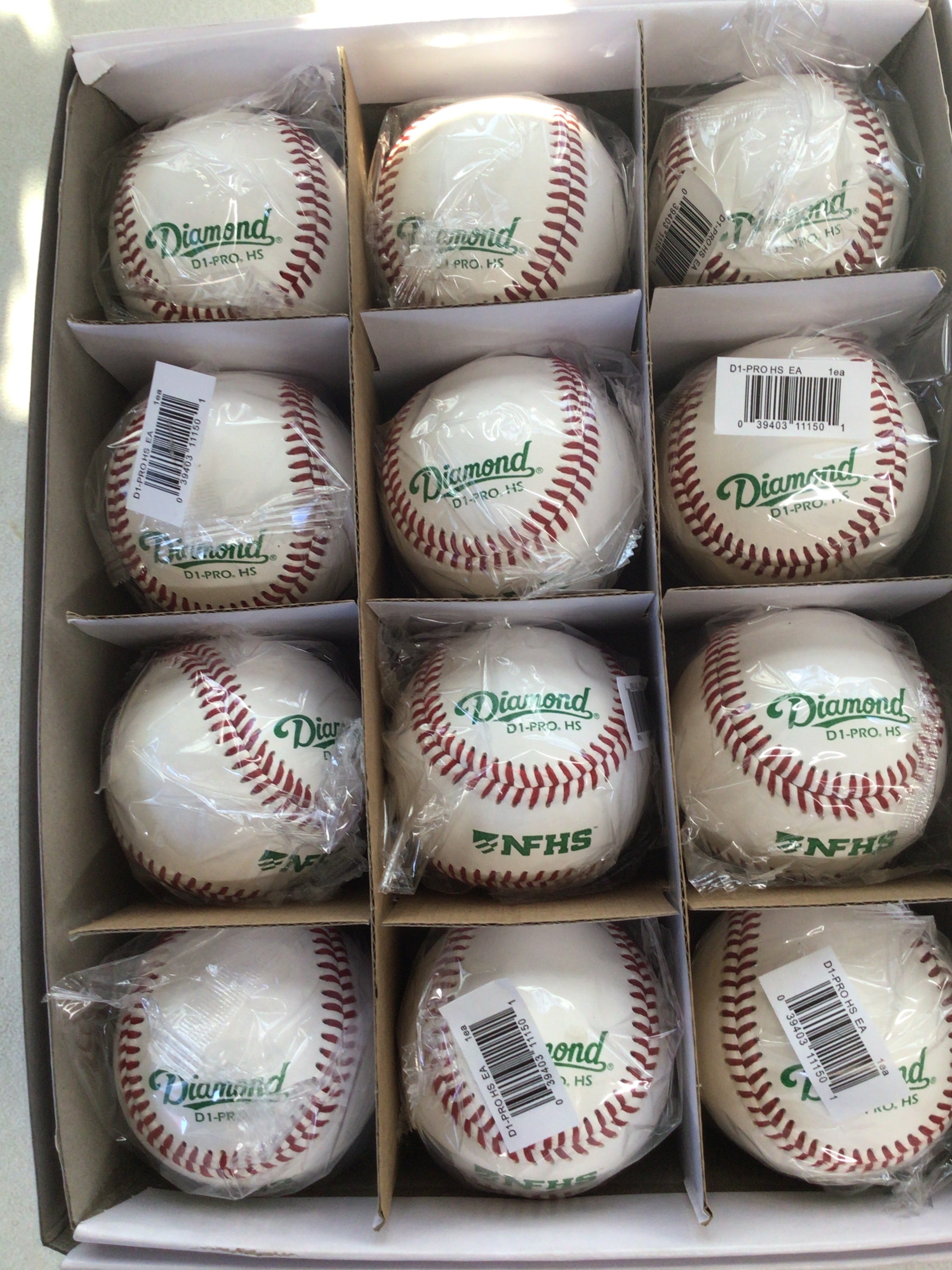 Diamond Baseballs NFHS D1-Pro HS