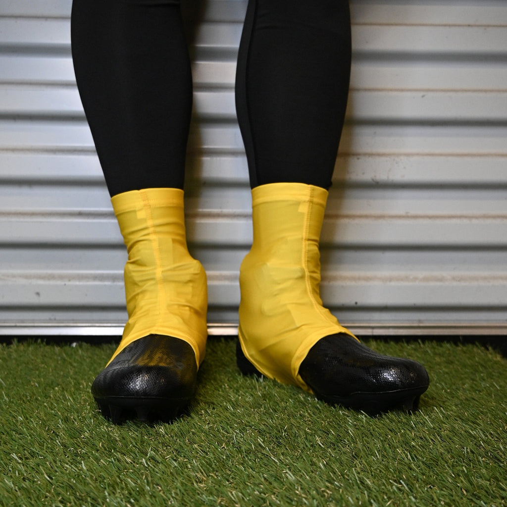 Gold Cleat Covers (Spats)
