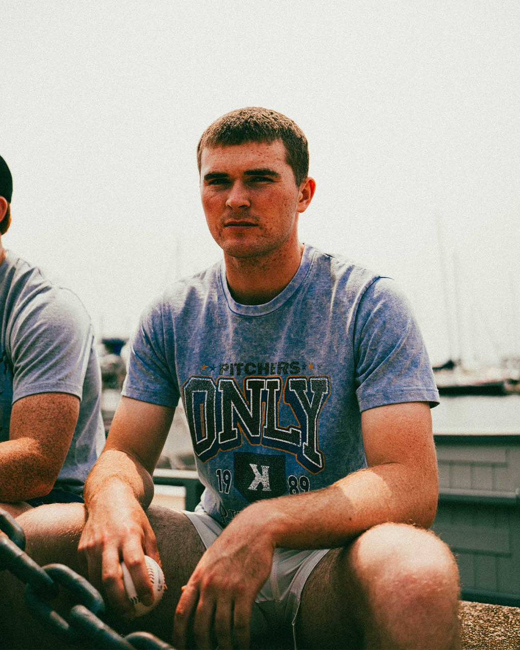 Pitcher of the Year Vintage Tee - Blue Acid Wash