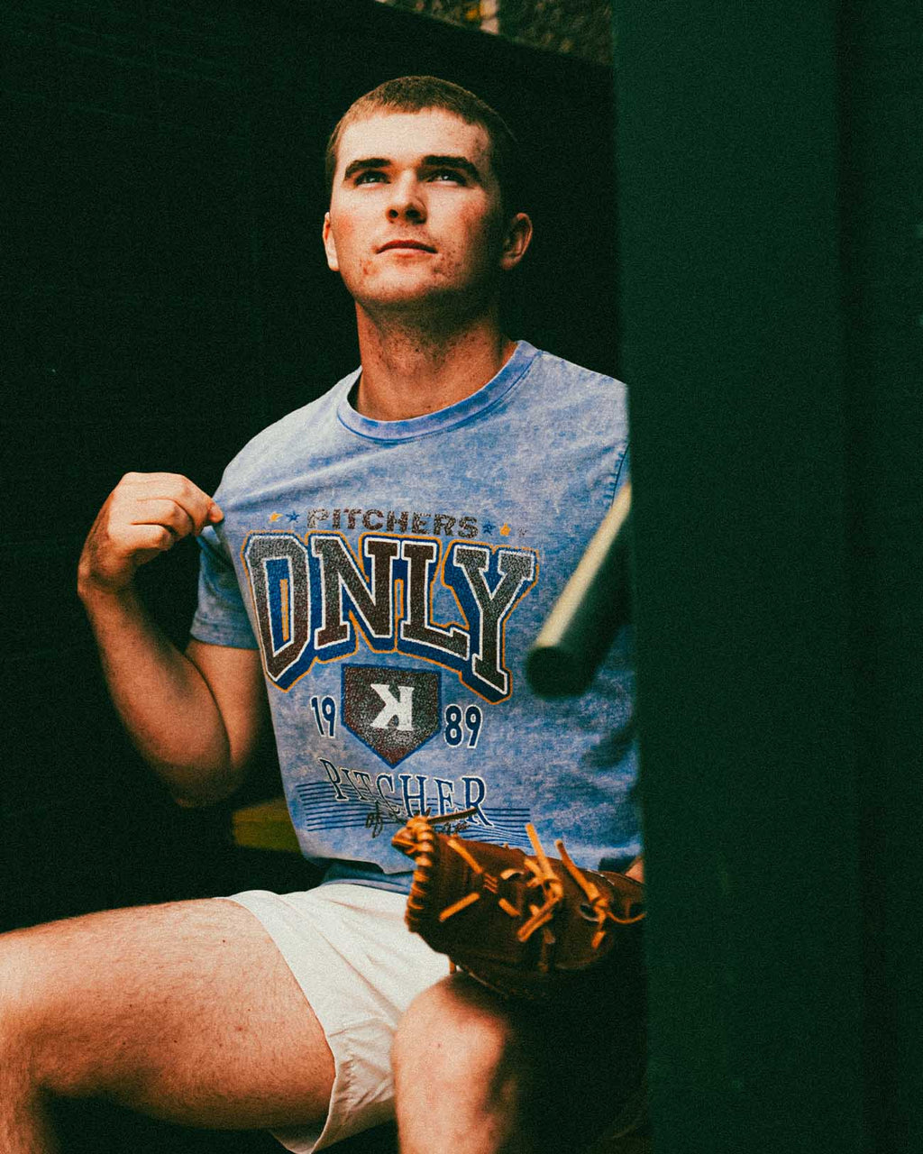 Pitcher of the Year Vintage Tee - Blue Acid Wash