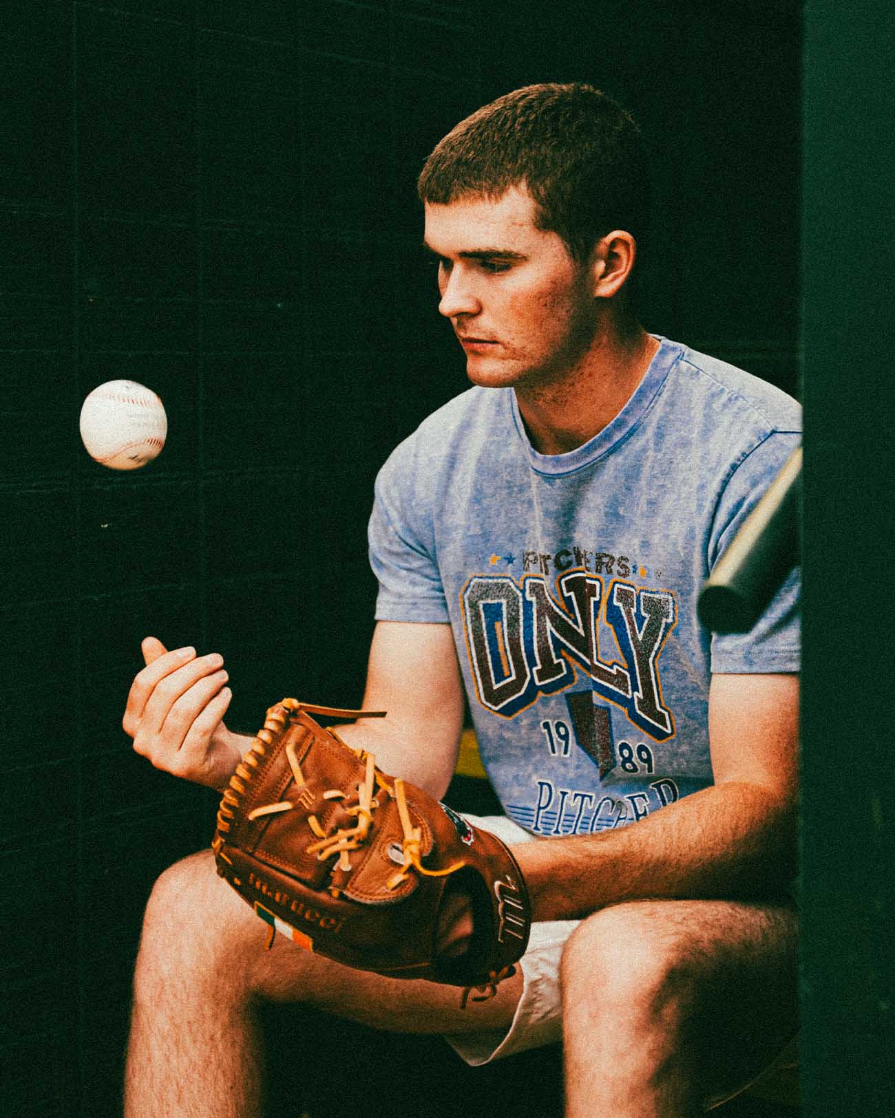 Pitcher of the Year Vintage Tee - Blue Acid Wash