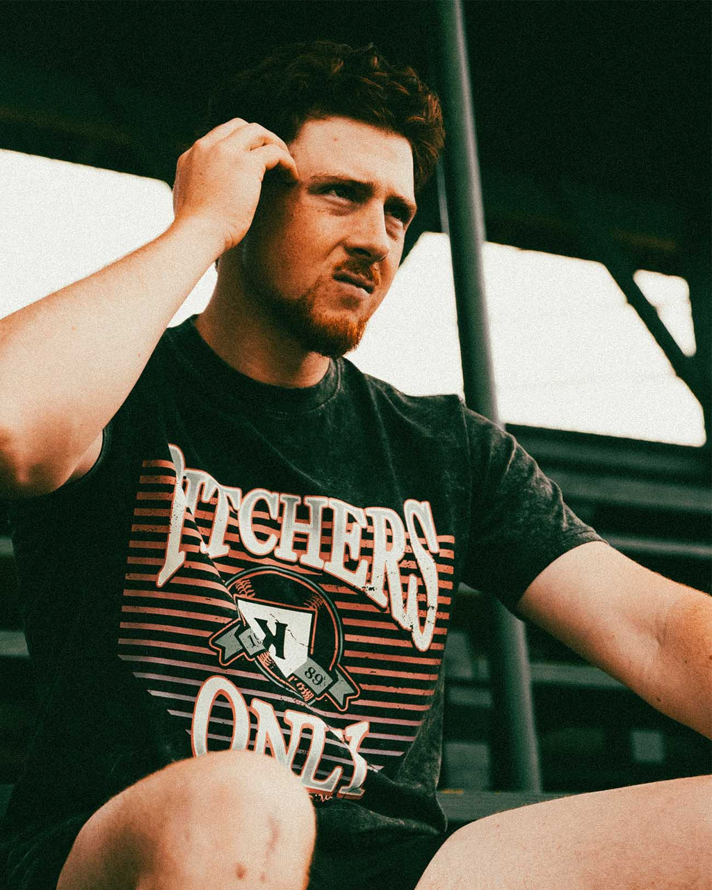 Pitchers Only Vintage Acid Wash Tee