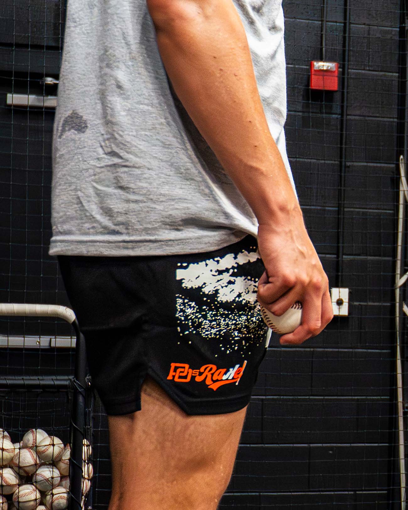 PO Rake Mesh Shorts - Black