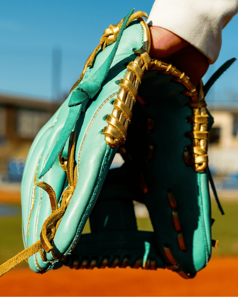 Relic MXT Series - Mint & Gold Baseball Glove