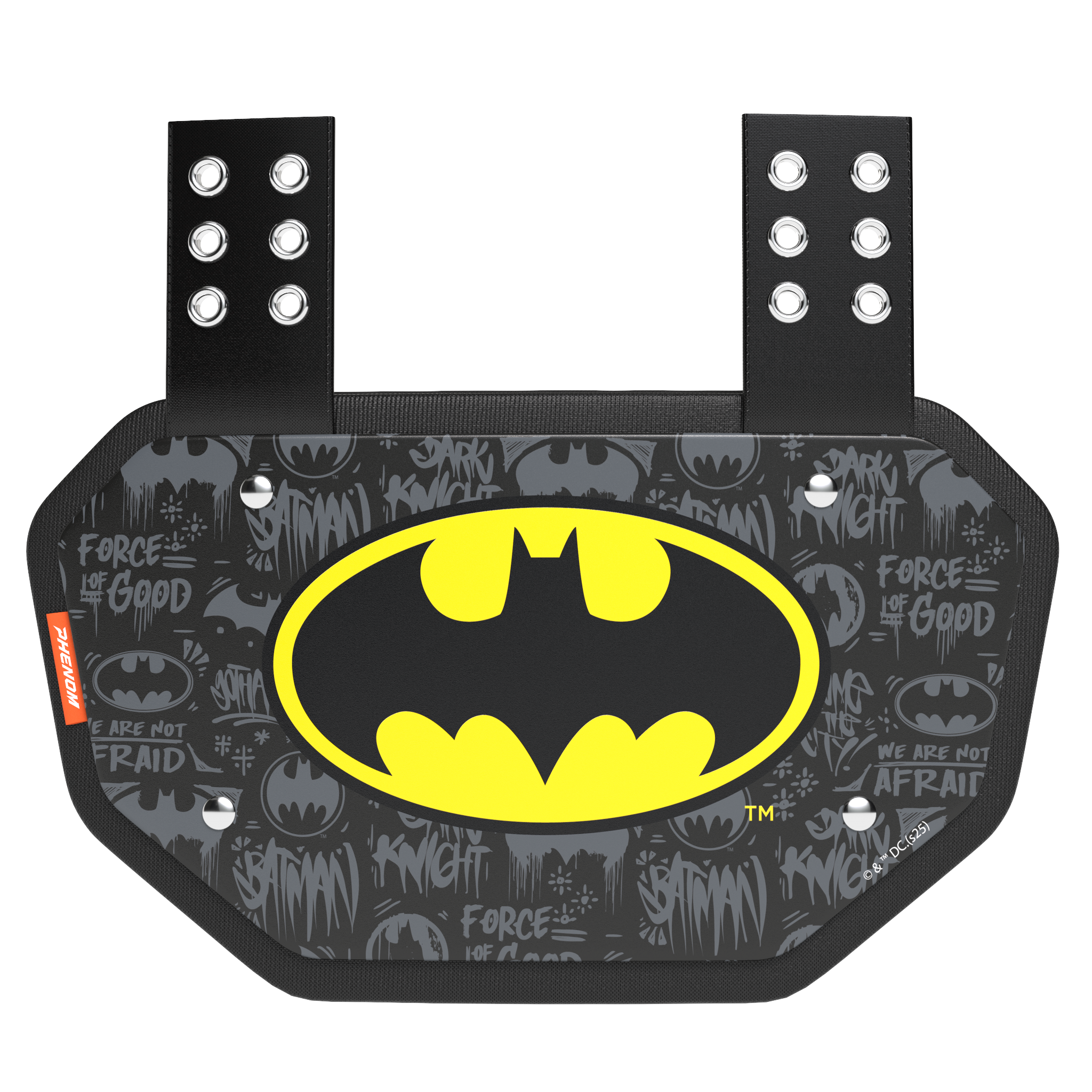 Phenom Elite Football Back Plate - The Batman