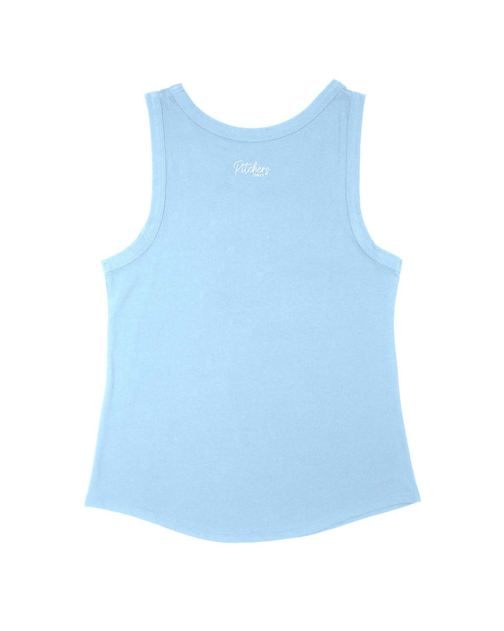 Women's Softball Sky Blue Tank Top