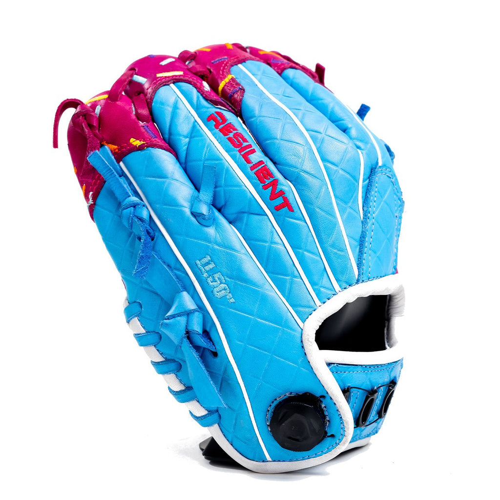 Youth Ball Glove - Ice Cream (Cotton Candy Blue and Pink)