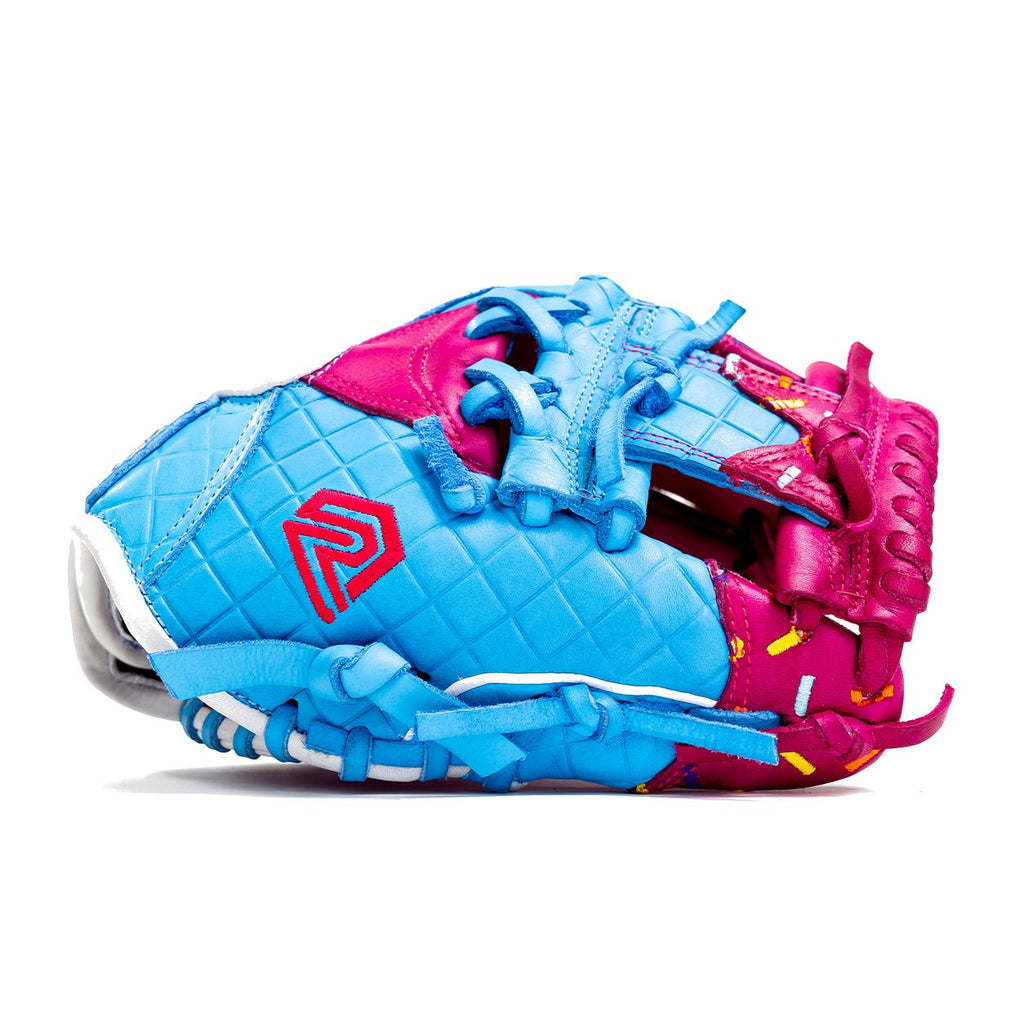 Youth Ball Glove - Ice Cream (Cotton Candy Blue and Pink)