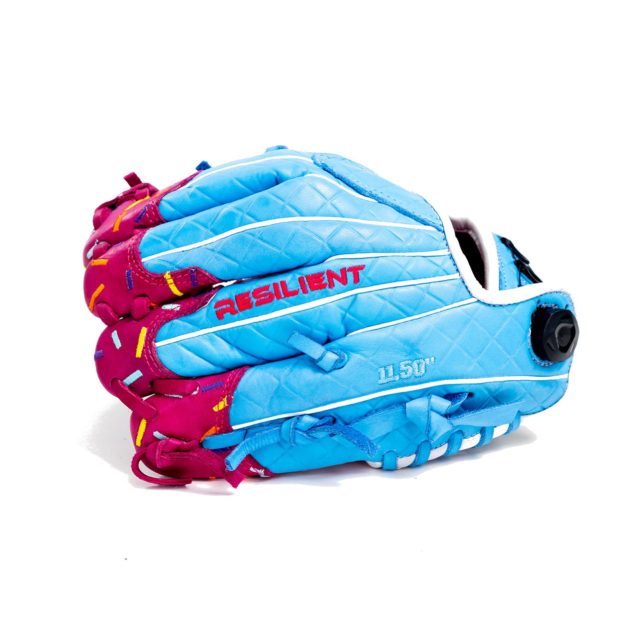Youth Ball Glove - Ice Cream (Cotton Candy Blue and Pink)
