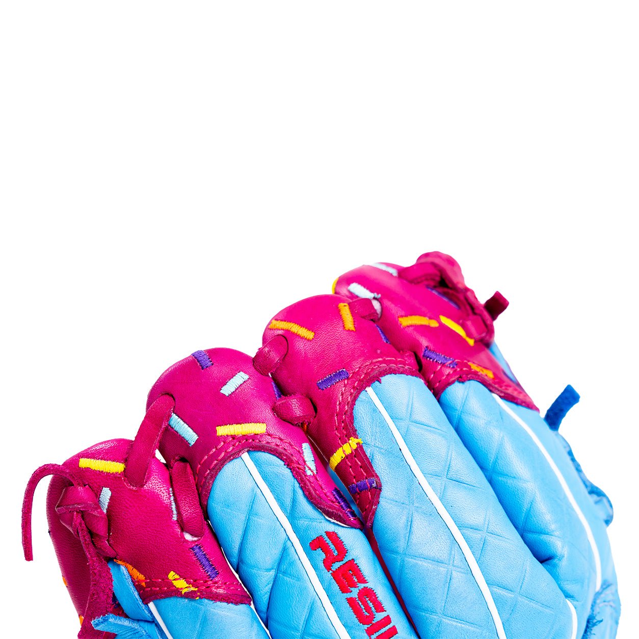 Youth Ball Glove - Ice Cream (Cotton Candy Blue and Pink)
