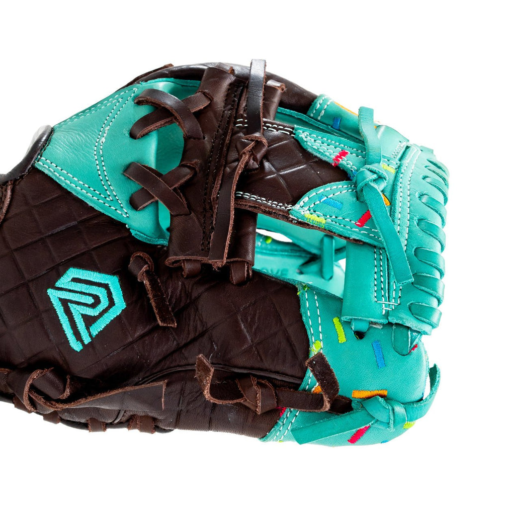 Youth Ball Glove - Ice Cream glove (Mint with Sprinkles)