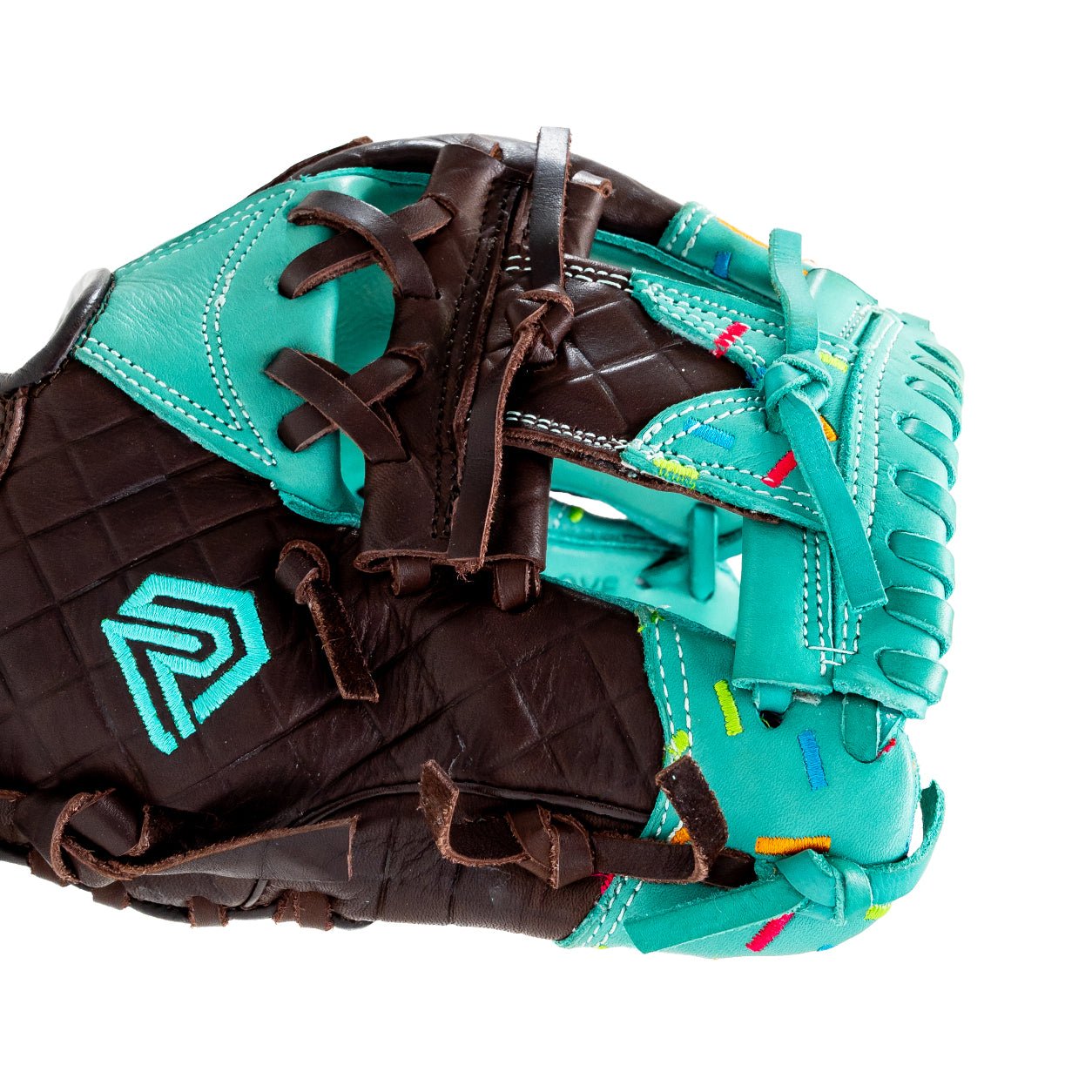 Youth Ball Glove - Ice Cream glove (Mint with Sprinkles)