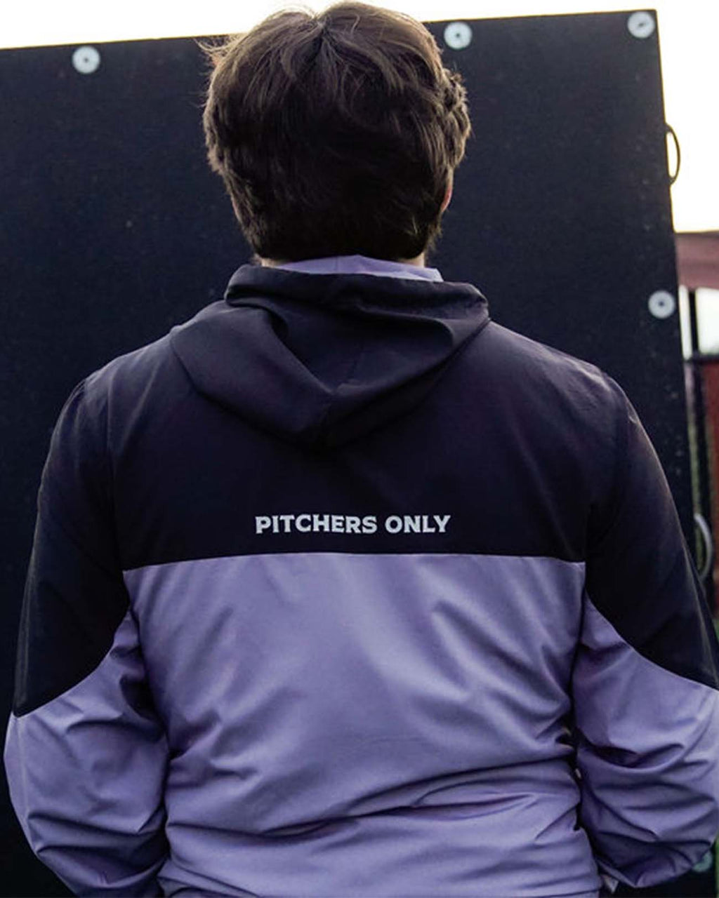 Youth Black/Charcoal Windbreaker
