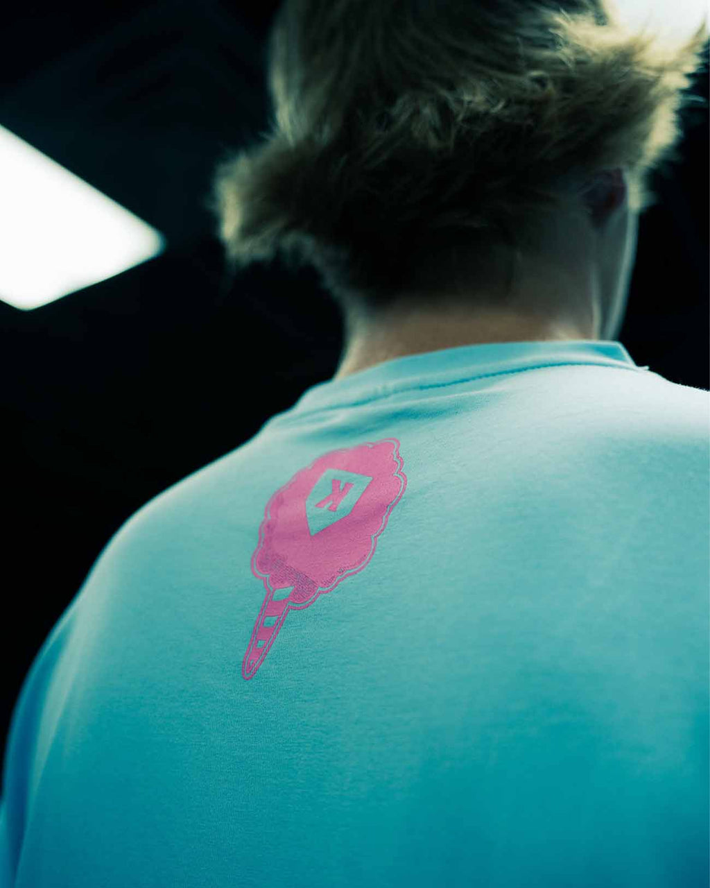 Youth Cotton Candy Blue Tee