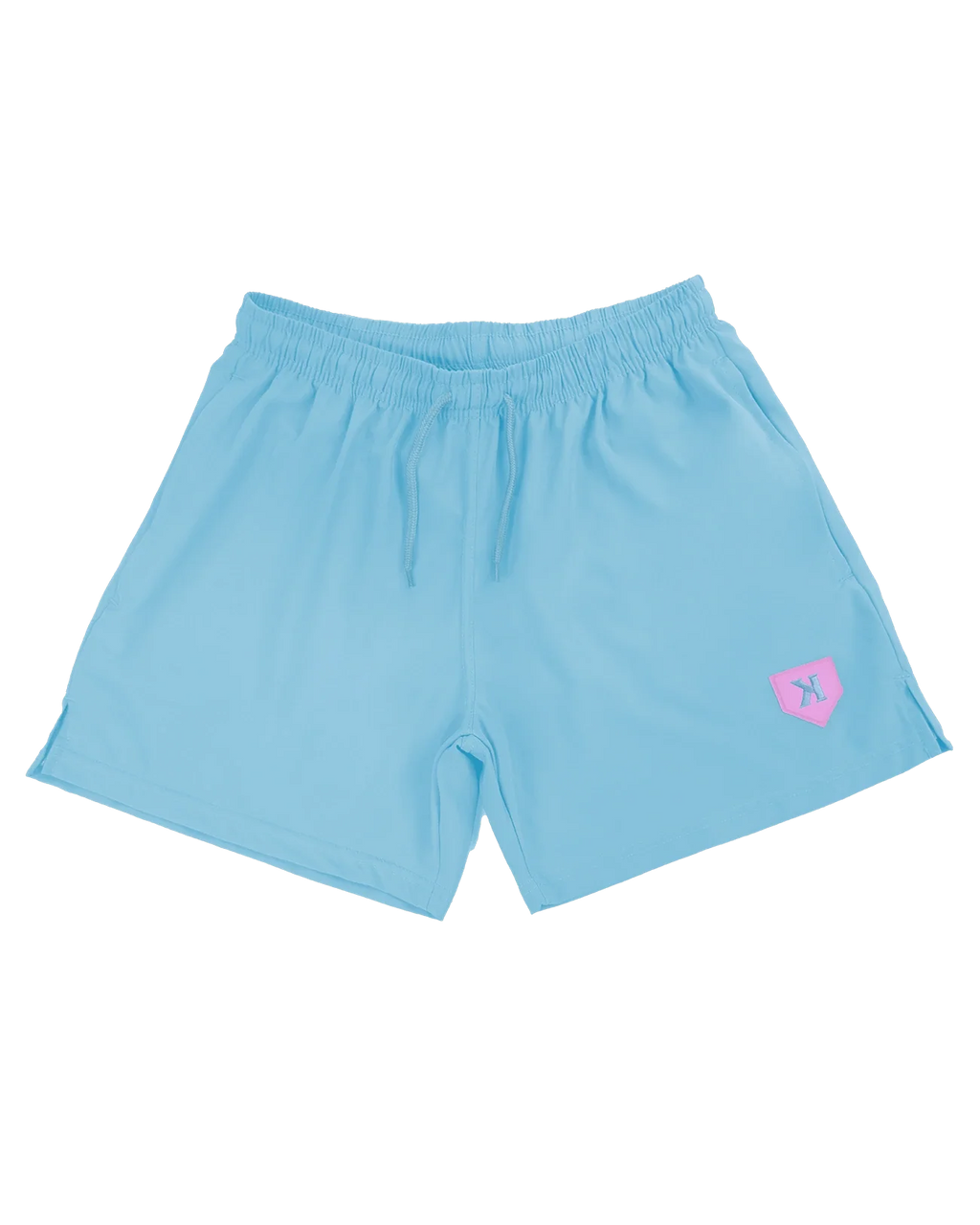 Youth Cotton Candy Blue Training Shorts