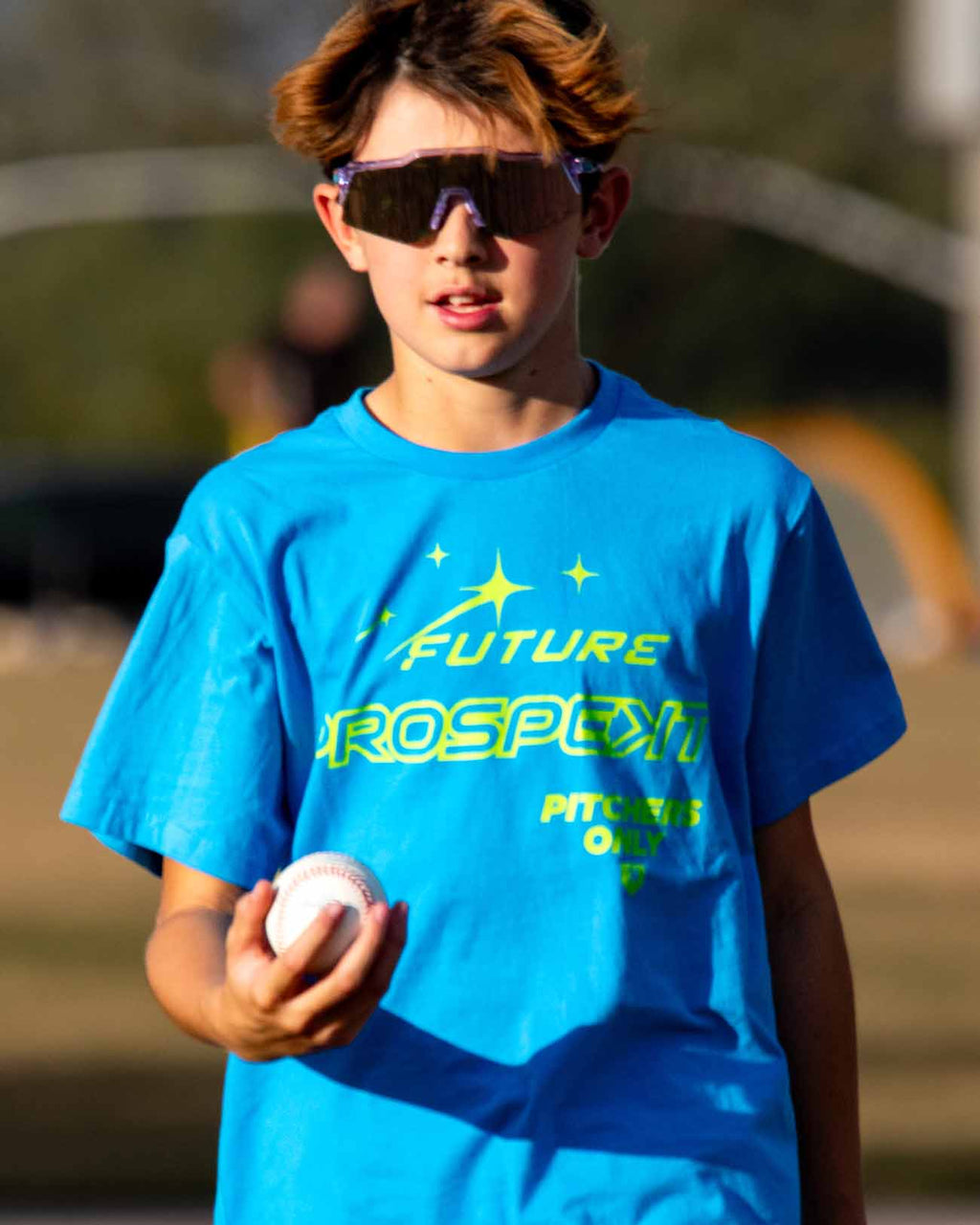 Youth Future Prospects Galaxy Tee Blue