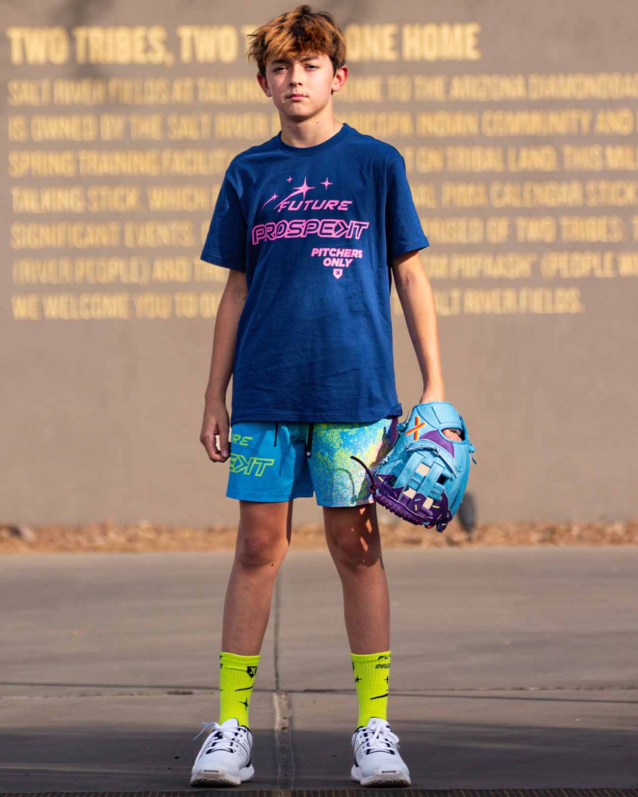 Youth Future Prospects Training Shorts - Blue