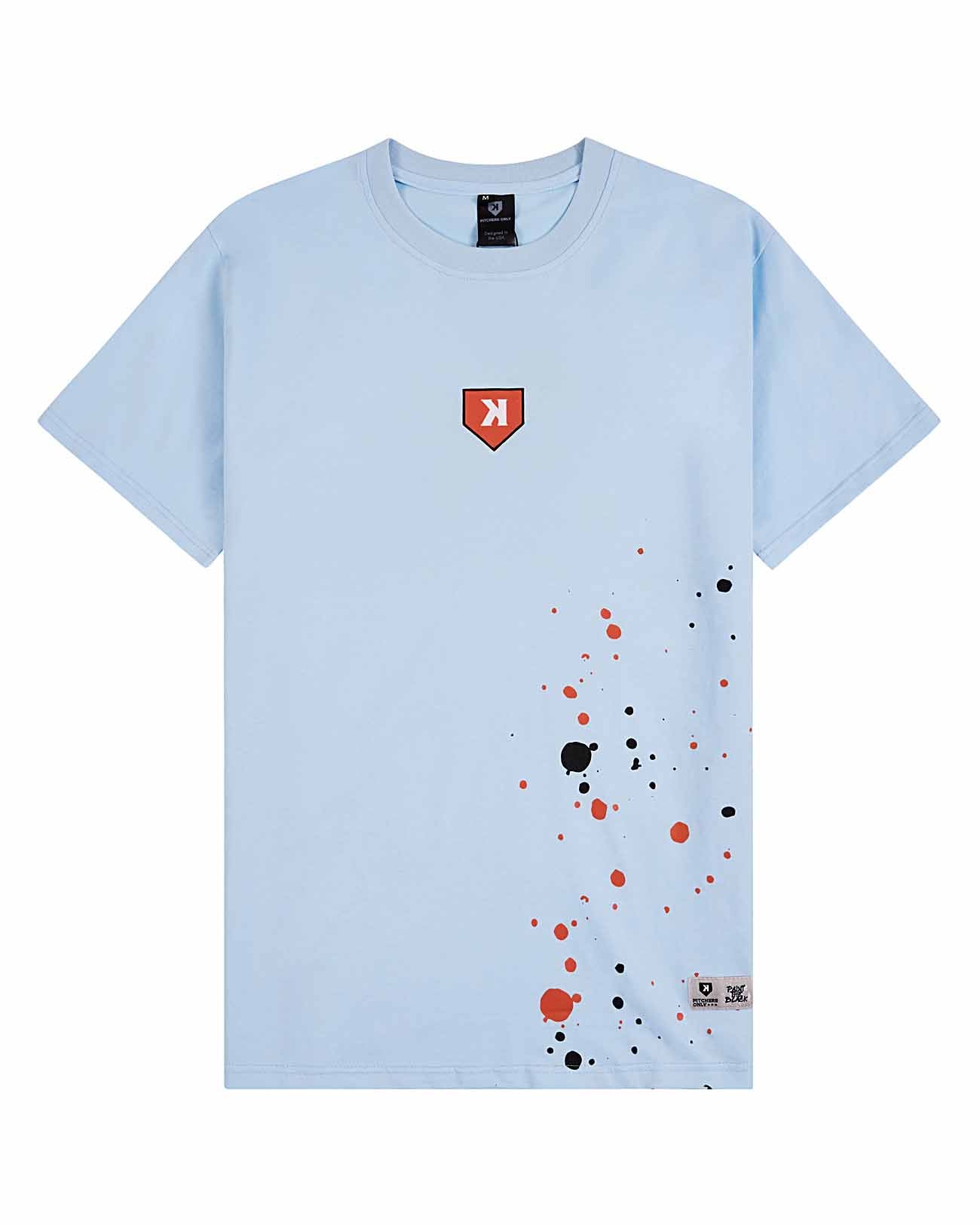 Paint The Black Tee - Bullpen Blue