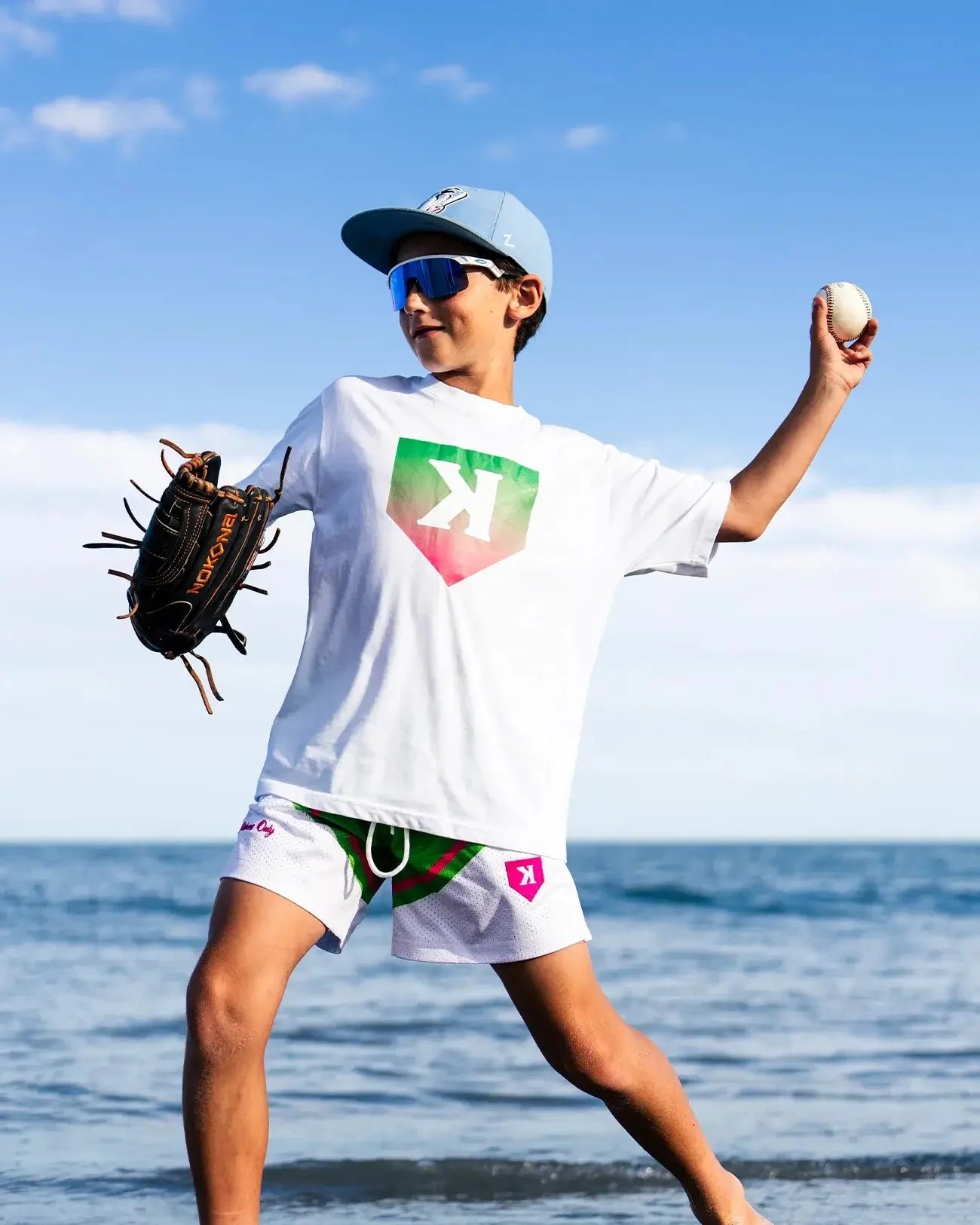 Youth Watermelon Mesh Shorts
